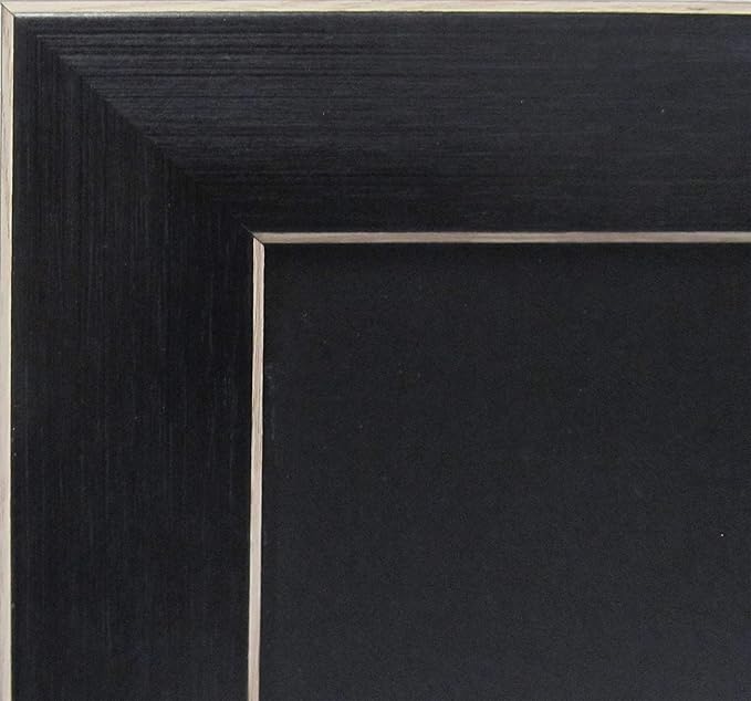 DesignOvation Wyeth Framed Magnetic Chalkboard, Black