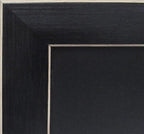 DesignOvation Wyeth Framed Magnetic Chalkboard, Black