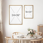 MUDECOR Framed Wall Art Print Set Vintage Cloudscape Dreamy Cotton Clouds Illustrations Modern Art Decorative Colorful Chic for Living Room, Bedroom, Office - 24"x36"x3 Natural