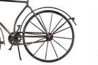 Berry President Antique Crafts Retro Vintage Style Bicycle Desk & Shelf Clock Modern Home Office Decoration Tabletop Display Ornament (Brown)