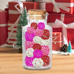 Valentine's Day Rattan Balls 36pcs&Valentines Day vase Filler&Valentine Bowl Filler&Decorative Balls for Bowls Decoration for Home Decoration Valentine's Day Decoration