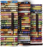 Hem Incense Sticks Variety Pack of 12 Randomly Selected Hexa Fragrances and Incense Stick Holder Bundle Total 240 Sticks