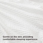 Bedsure Luxury Waffle Duvet Cover Queen Size - Textured Duvet Cover Set, Soft, Breathable Bedding Set (90"x90") with 2 Pillow Shams for All Season, Pure White, Comforter Not Included