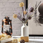 Patelai 36 Pcs Wicker Rattan Balls Decorative Balls for Vase Centerpiece Bowls Orbs Filler for Home Decor,4 Sizes(White, Wood Color, Light Tan, Coffee)