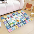 Kids ABC Rug for Playroom, Classroom Alphabet Area Carpet Playmat,Washable Toddler Mat for Baby Room,Play Room,Bedroom,Floor,Nursery(Blue,3'x5')