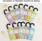ROSE COTTAGE Large 12 Packs Eucalyptus Hanging Closet Deodorizer Air Freshener Long Lasting Scented Sachets Smell Goods for House
