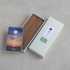 Asayu Japan Traditional Sandalwood & White Sage Incense Sticks, 40gr Smoke Type, 100% Natural Japanese Incense for Morning Relaxation, Yoga, Meditation and Mindfulness