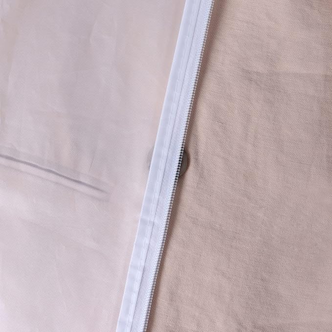 Zilink Garment Bags for Long Dresses 60-inch Translucent Suit Bag with Full-Length Zipper (Set of 6) for Dance Costumes Gown Dress Clothes Storage [Upgraded Version]