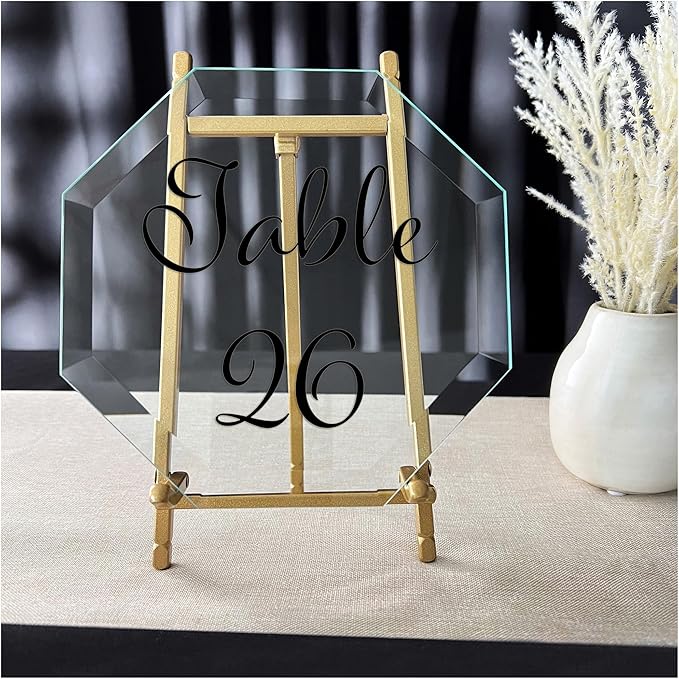Bard's Satin Gold-toned Metal Easel, 7" H x 4.25" W x 4.5" D, Pack of 6
