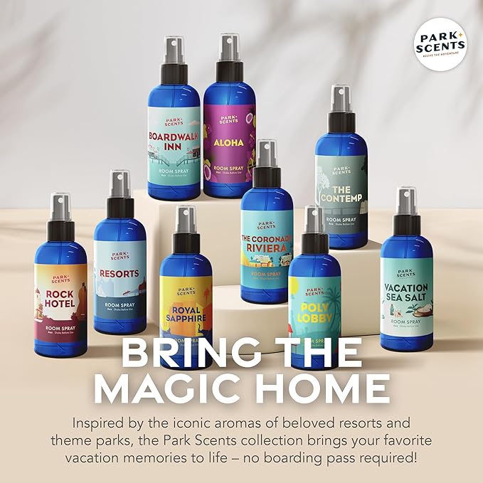 Park Scents The Contemp – Theme Park Resort Inspired Hotel Fragrance Room Spray – Clover, Aloe & Jasmine – Luxury Air Freshener Spray – Birthday Gifts for Women, Sister, Hostess, Best Friend (4oz)