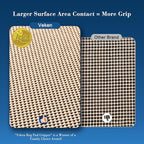 Veken 4x6 Ft Rug Pad Gripper for Hardwood Floors, Non Slip Khaki Rug Pads for Area Bedroom Rugs, Thick Rug Grippers for Tile Floors, Under Carpet Anti Skid Mat, Keep Your Rugs Safe and in Place