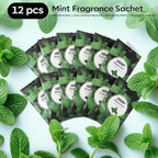 MYARO 12 Packs Peppermint Potpourri Bags Sachets for Drawer and Closet, Long-Lasting Drawer Car Air Fresheners Closet Odor Eliminating Home Fragrance