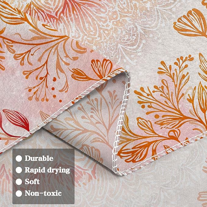 Lifeel Pink Mandala Tapestry, Cute Boho Medallion Floral Tapestries for Girls Bedroom Living Room Dorm Decor,60x80 inches
