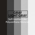 Factory Direct Partners SoftScape 15 inch Round Classroom Floor Cushions with Handles; Flex Seating for Daycare, Preschool, Playroom; 2 inch Thick Deluxe Foam (6-Piece) - Gray/Light Gray, 11232-GYLG