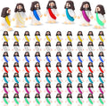 Bememo 100 Pcs Jesus Toys Original Design Mini Rubber Little Jesus Figurine to Hide and Seek Religious Party Favors Sunday School Craft Baptism Gifts for Easter Egg Stuffers(Multicolor)