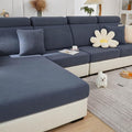Sofa Covers Couch Covers for Sofa Pet Friendly Couch Cushion Covers Universal Sofa Covers Washable Stretch Slipcovers for Sectional Sofa (Texture Metal Gray,Chaise Cover)