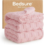 Bedsure GentleSoft King Size Blanket for Bed - Super Soft Cozy Blankets for Women Men Girls, Large Fuzzy Fleece Throw for Bedroom Decor, Pink,108x90 Inches