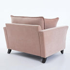 ERYE Living Room Accent Chair, Modern Chenille Upholstered Wider Seat Cushion Leisure Armchair W/2 Pillows and Removable Cover for Home Apartment,Bedroom,Office