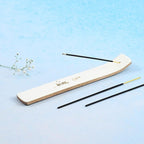 Folkulture Set of 2 Incense Holder or Incense Burner for Insence Sticks, Modern Ash Catcher or Insence Burner Holder, Wooden Insense Stick Holders or Inscent Tray, Mango Wood