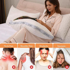 Memory Foam Pillows for Sleeping Adjustable Bamboo Blend Breathable Bed Pillow for Side, Back, and Stomach Sleepers Washable Pillow Cover King Size 17X33IN