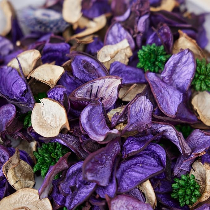 Scented Potpourri Bags - Potpourri Bowl Vase Fillers Decor - Long Lasting Home Fragrance for Bathroom Bedroom Living Room Car Gifts (Purple)