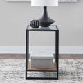 Liberty Furniture Bedford Chairside Table for Living Room - Weathered Oak