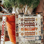 Classic Incense Sticks - Total 120 Insence-Sticks (20 Insense x 6 Inscents) - Inciensos Aromaticos Para La Casa Incents with Nag Champa Sage Palo Santo Frankincense Sandalwood Inscents-Sticks + Holder