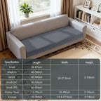 Hokway Stretch Couch Cushion Slipcovers X-Large Reversible Cushion Replacement Slipcovers Sofa Cushion Covers