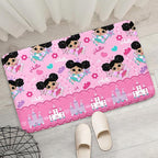 Afro Girl Rug - Cute Black Girls Area Rug Decor for Bedroom & Living Room, 2x3 Feet