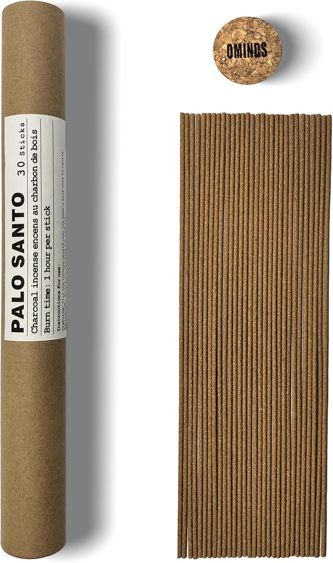 Palo Santo Incense Sticks,Natural Aromatherapy Low Smoke-Clean-Burning-8.3 Inch-1 Hour Burn Time-Yoga-Meditation,30 Sticks