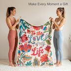 HORIMOTE HOME Sherpa Blanket for Winter, Soft Warm Blanket, Reversible Fleece Blanket for Women, Girls & Mom, Gifts for Your Loved One Throw Blanket for Birthday, Christmas 60"x80"