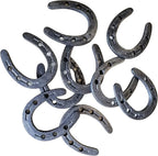 Carver's Olde Iron Mini Zinc Horseshoes Set, 2" x 1 3/4" for Decoration and Crafts (50)