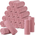 Shimeyao 24 Packs Fleece Throw Blanket Soft Warm Lightweight Fleece Blanket Cozy Throw Bulk for Home Bed Couch Sofa Office Wedding Gifts Suitable for Seasons, 50 x 60 Inches(Cherry Blossom Pink)