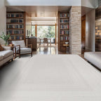Micro Loop Indoor Rug White 8x10 Boho Geometric Neutral Area Rugs for Living Room Soft Luxury Modern Low and High Pile Durable Stain Resistant Non-Shedding Indoor Area Carpet 8 x 10