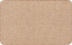 House, Home and More Skid-Resistant Carpet Indoor Area Rug Floor Mat - Praline Brown - 5 Ft X 8 Ft - Non Slip Rubber Backing, Stain Resistant, Dog Friendly, Living Room Bedroom Kitchen Entryway