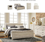 Signature Design by Ashley Bellaby Farmhouse 7 Drawer Dresser, Whitewash