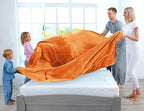 Utopia Bedding Fleece Blanket Twin Size Burnt Orange 300GSM Luxury Anti-Static Fuzzy Soft Microfiber Bed Blanket (60x80 Inch)