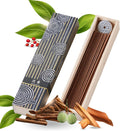 はせがわ（Hasagawa） Hasegawa Hyakurakuko Premium Japanese Sandalwood Incense - Long Type, 40 Sticks with Aluminum Holder, 20-30 Min Burn Time, Made in Japan 線香 百楽香 (Agarwood)