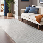 Modern Indoor Rug Orbit 2x7 Area Rugs for Living Room Luxury Kitchen Bedroom Durable Soft Geometric Durable Low and High Pile Stain Resistant Non Shedding Area Carpet 2x7