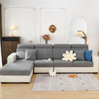 Couch Cushion Covers Sofa Covers Couch Covers for Sofa Pet Friendly Universal Sofa Covers Washable Stretch Slipcovers for Sectional Sofa (Texture Gray,Back Cover M)