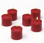 Candle Charisma Red Unscented Votive Candles - 10 Hour Burn time - Set of 72 for Dinner, Wedding, Halloween and Holiday Decorations