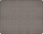 House, Home and More Skid-Resistant Carpet Indoor Area Rug Floor Mat - Gray - 8 Ft X 10 Ft - Non Slip Rubber Backing, Stain Resistant, Dog Friendly, Living Room Bedroom Kitchen Entryway