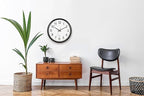 Bernhard Products Black Wall Clock Silent Non Ticking - XL 18 Inch, Set of Two Quality Quartz Battery Operated Round Easy to Read Home/Office/Classroom/School
