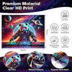 NYZE Astronaut Space Tapestry for Bedroom, Glow in the Dark Room Decor Wall Tapestries, Cool Galaxy Planet Wall Hanging, Wall Hanging for Men Guys Gamer Room Dorm Living Room 90x70 in