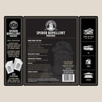 Grandpa Gus's Natural Spider Repellent Pouches, Spider Deterrent with Peppermint and Lemongrass Oil, Indoor Pest Control for Closet, Basement, Cabin, Shed, RV & Garage, 8.8 oz Each (10 Pouches)