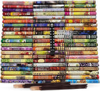 Hem Incense Sticks Variety Pack of 12 Randomly Selected Hexa Fragrances and Incense Stick Holder Bundle Total 240 Sticks