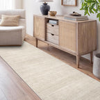 Art&Tuft Non-Slip Runner Rug - 3x12 Runner Rug Washable Low-Pile Rugs Runners, Soft Distressed Carpet Runner for Bedroom Bathroom Kitchen Laundry Living Room, Beige