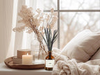WEALD TRIBE Reed Diffuser Set for Bathroom Air Fresheners, Oil Diffuser Sticks | French Black Juniper & Cedar Scent 4.0 fl oz Home Fragrance with Sticks Defusers | House Bedroom Office Shelf Decor