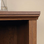 Sauder 2 Tier Book Shelf Wooden Bookcase Multipurpose Bookshelf for Home Office, Living Room, in Oiled Oak