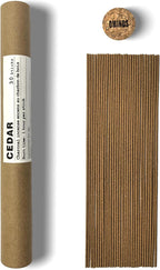 Cedar Incense Sticks,Natural Aromatherapy Low Smoke-Clean-Burning-8.3 Inch-1 Hour Burn Time-Yoga-Meditation,30 Sticks